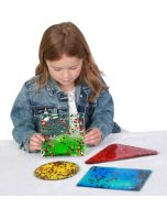 Glitter Gel Shapes - 4 Pack | Fidget and Toys | Sensory Toys for Children | Occupational Therapy | Playlearn USA