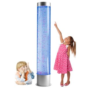 Giant Water Beads Tube with Color Changing Lights - 6-ft Extra Wide | Anxiety Relief Lamp | Autism Support Lamp | Sensory Soothing Lamp | Playlearn