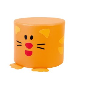 Soft Seating Cat Pouf - Comfortable and whimsical lounge seating with a playful cat design, adding charm and coziness to your space | Playlearn