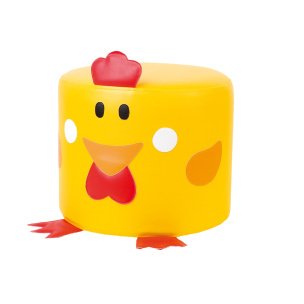 Soft Seating Hen Pouf - Comfortable and charming pouf with a playful hen design for a cozy and whimsical touch in your space | Playlearn