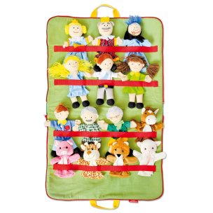 Hand Puppet Set with Storage Bag | Playlearn
