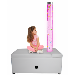 Bubble Tube with Platform Bundle | Special Needs Sensory Bubble Tube | Sensory Therapy | Anxiety Relief Lamp | Playlearn