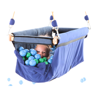 Boat Swing with Balls | Ball Pit Swing |Taco/Hammock Swings | Sensory Integration | Occupational Therapy | Sensory Room Equipment | PlayLearn