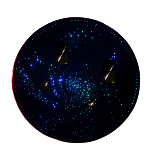 Round Fiber Optic Ceiling - Shooting Stars