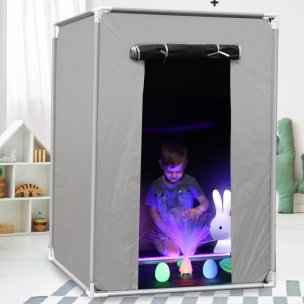 Blackout Sensory Tent - 6-ft | Occupational Therapy | Bestseller Calming Tent for Children | Sensory Equipment | Playlearn USA