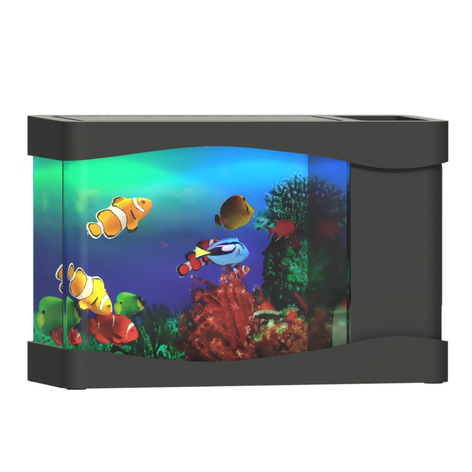 Mini Artificial Aquarium 3D Life-Like Fake Fish Tank